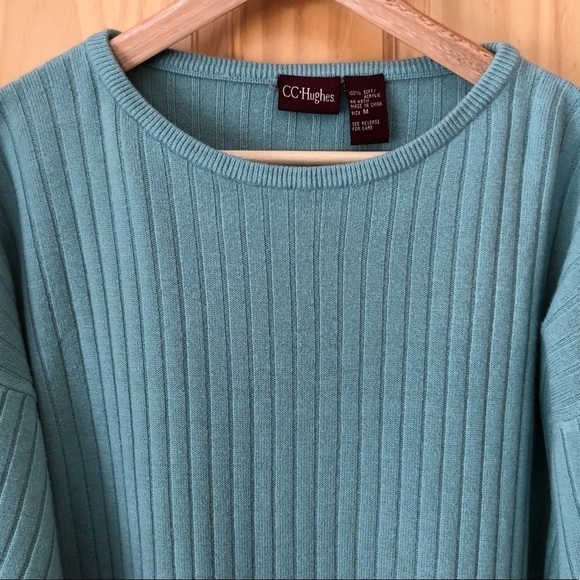 Vintage C.C. Hughes oversized soft ribbed knit sweater size medium - Picture 3 of 8